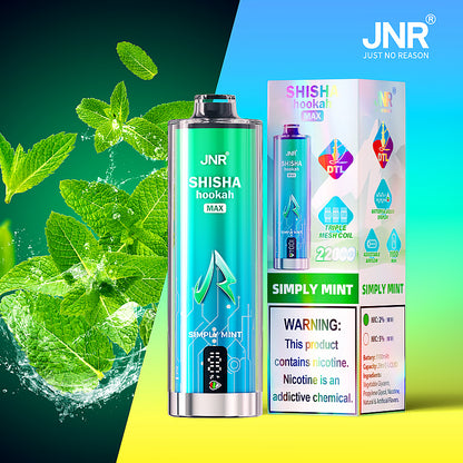 JNR Shisha Hookah Max 22000 22K Puffs DTL Einweg Kit - 💥 Weihnachtsgeschenke sind da! Nehme 4 Zahle NUR 3! + Ab einem Einkauf von 100€ 1 Mystery Vapes Gratis + Kostenloser Versand!!💥