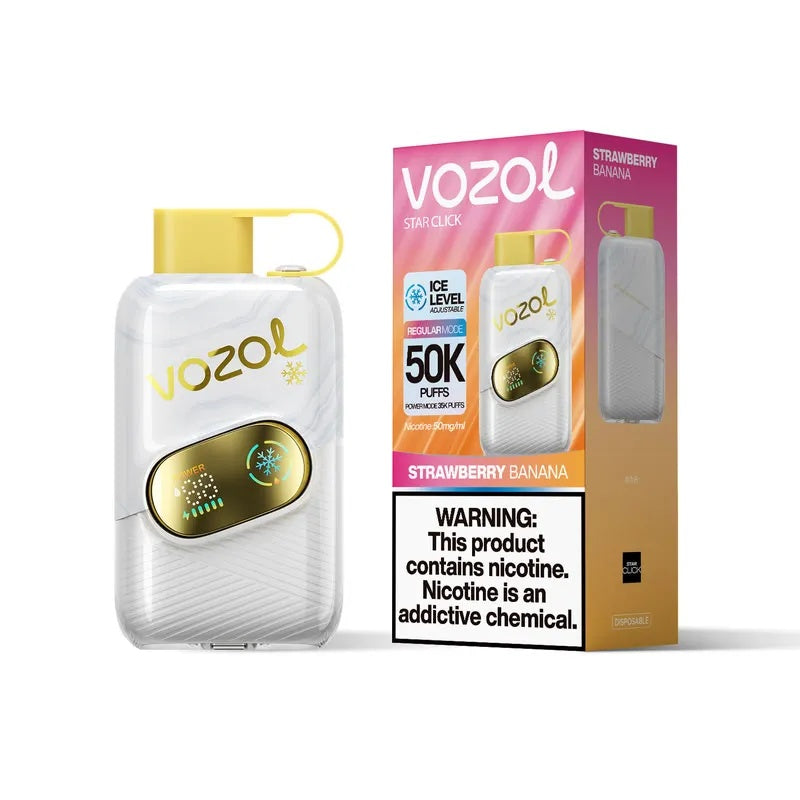Vozol Star Click 50K Puffs Wiederaufladbares Einweg Kit (50000 Puffs) - 💥 Nehme 5 Zahle NUR 4! + Ab einem Einkauf von 100€ 2 Mystery Gratis💥