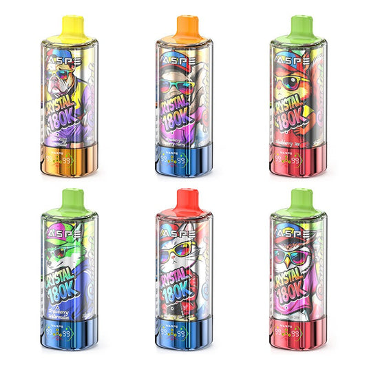 WASPE Crystal 8-in-1 180K 180000 Puffs Einweg Kit 68ml