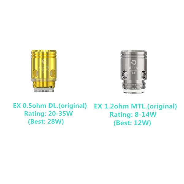 Joyetech EXCEED D22/D19 Tank Ersatz Coil - Verdampferkopfs - 5 Stück / Packung