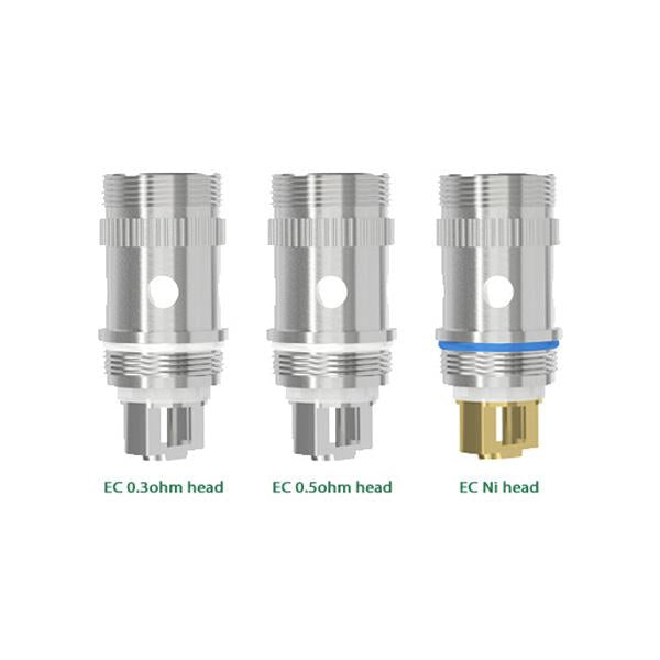 Eleaf EC Coil - Verdampferkopf 0,5 Ohm/0,3 Ohm/0,15 Ohm - 5 Stück / Packung