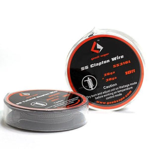 Geekvape SS Clapton Draht (Wire) 26ga + 30ga 10ft