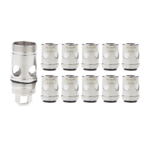 Vaporesso EUC Keramik SS Coil 0,5 Ohm - 10 Stück Coil & 1 Stück Sleeve