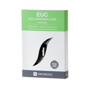 Vaporesso EUC Core Coils (0.3ohm & 0.4ohm & 0.5ohm & 0.6ohm) for Vaporesso Veco Tank & Veco Plus Tank & Tarot Nano Kit & Nebula Kit (5 Stück / Packung)