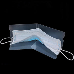 Faltbare Atemschutzmaske Aufbewahrungshalter Clip (Folding Face Mask Storage Holder Clip) 100 Stück / Packung