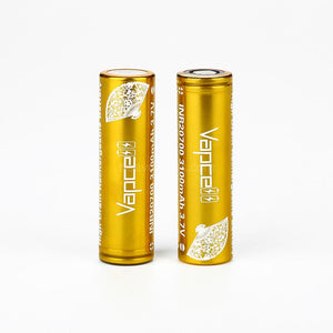 Vapcell INR20700 Hohe Abfluss Li-Ionen-Akku 30A 3100mAh 2 Stück