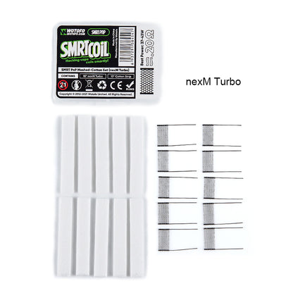 Wotofo SMRT PnP Meshed-Cotton Set Accessories Kit (10Stück/Packung)
