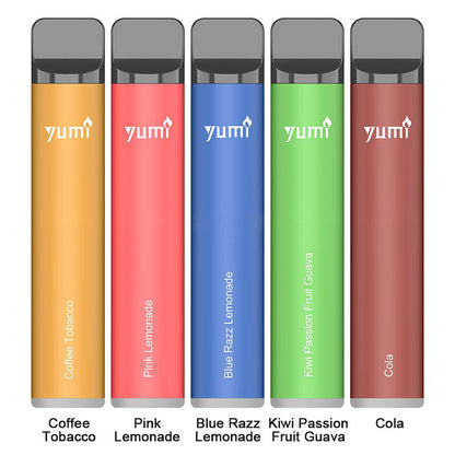 [Sonderangebot] YUMI Bar 1500 Züge Einweg E-Zigarette Kit 850mAh (20mg)