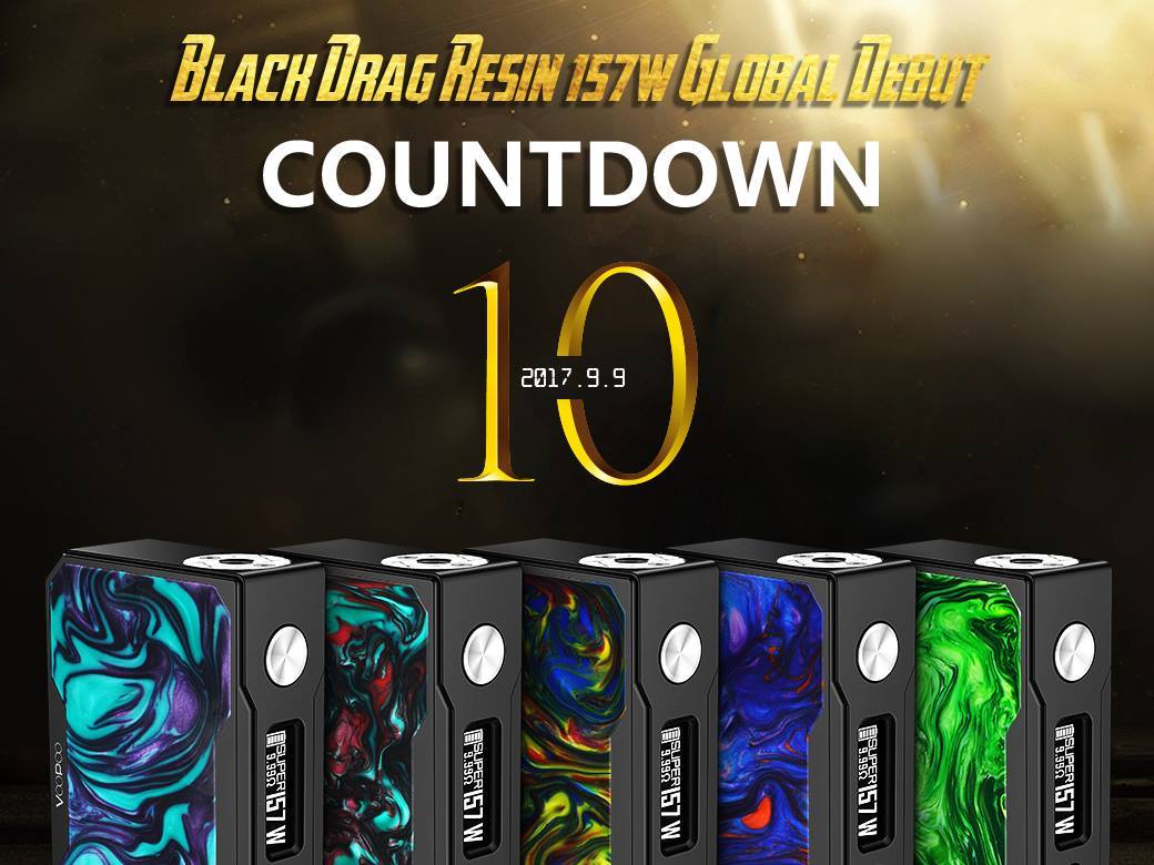 black voopoo drag resin Voopoo Black Drag Resin Version 157W TC Box Mod Akkuträger online kaufen – vapormo.de