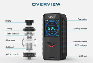 Digiflavor Edge 200W Kit mit Spectre Sub Ohm Verdampfer