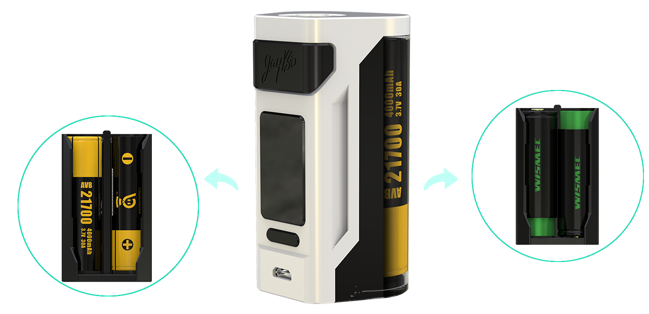 Wismec Reuleaux RX2 21700 230W TC Box Mod Akkuträger