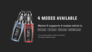 Rincoe Manto X Mesh 228W Starterset mit Metis Mix 6mL Verdampfer