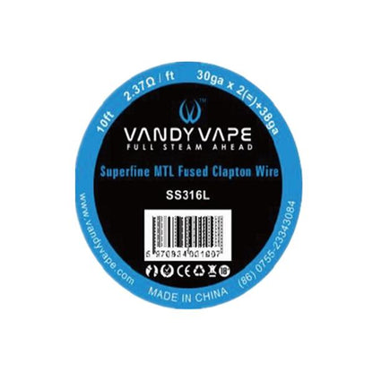 Vandy Vape Prima MTL Fused Clapton Draht (Wire) - 10ft