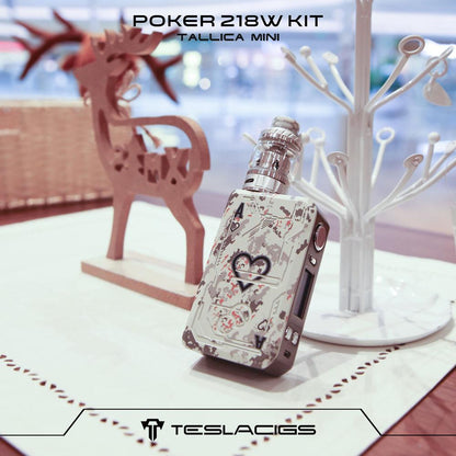 Teslacigs Poker 218 Kit mit Resin Tallica Mini Verdampfer 4ml/6ml